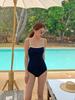 2025 Nuevo Traje de Baño Entero Triangular para Mujer Cubre Vientre Adelgazante Vacaciones de Playa Aguas Termales Traje de Baño para Mujer [una generación de cabello]]