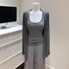 Nuevo cárdigan fino de modal estilo coreano con protección solar 2026 Chal perezoso con aire acondicionado Top Chaqueta nueva de manga larga