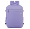 Mochila de viaje al por mayor del fabricante con apertura de 180 grados, compartimento separado para zapatos, compatible con maleta de ruedas, mochila para portátil de gran capacidad