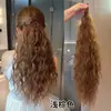 Peluca trenza cola de caballo efecto onda de agua para mujer, rizador de pelo autoenrollable varita mágica, herramienta mágica para moño esponjoso, cola de caballo rizada Barbie