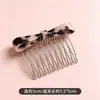 Peine de Acetato con Forma de Lazo, Pasador para el Cabello para Mujer, Peine Lateral para Flequillo, Pinza para el Cabello de Otoño e Invierno, Pasador Antideslizante