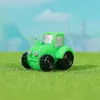 Trator Agrícola de Resina Infantil Pequenos Enfeites Micro Paisagem Decorações de Fazenda Enfeites Pequenos para Mesa