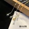 Precio Especial Nuevo Producto Transfronterizo Cuentas de Oro de 18 Quilates con Alta Retención de Color, Cadena Clavicular de Cuentas de Oro de Estilo Versátil, Ventas Directas de Fábrica
