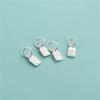 Mini colgante Xiaofu de plata esterlina S925 de plata tailandesa, hecho a mano, con cuentas, pulsera de cuerda, accesorios para colgantes.