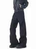 Pantalones de pierna ancha con pliegues estilo americano para hombre, nuevo modelo de verano 2026, pantalones casuales rectos para jóvenes