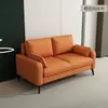 Sofá para Apartamento Pequeño Más Vendido Sofá Moderno Sencillo de Tela Técnica Sofá para Apartamento de Alquiler Sofá de Cuero Resistente a Arañazos de Gato