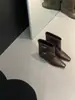 Botines Retro con Hebilla Estilo Coreano para Mujer 2026 Otoño/Invierno Nueva Llegada Punta Fina Tacón Bajo Adelgazantes Para Personas Bajas Botas Arrugadas Mujer