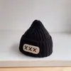 Gorro estiloso para niños de otoño e invierno, gorro versátil estilo coreano para primavera, gorro de lana para niños y niñas con personalidad única
