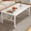 Mesa de Jantar Atacado para Casa de Aluguel, Mesa Retangular Baixa Simples, Mesa de Jantar Pequena, Mesa de Centro para Sala de Estar, Mesa Dobrável