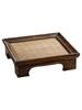 Bandeja de té pequeña de madera para remojo en seco, bandeja de té de estilo chino para el hogar, mesa de té de madera maciza antigua, bandeja zen