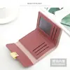 Billetera corta plegable de personalidad para mujer, monedero, monedero, bolsa de almacenamiento, tarjetero, bolso de mano, billetera para mujer