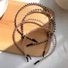 Diadema de Cuentas de Cristal de Primavera Estilo Coreano para Adultos, Accesorio para el Cabello Antideslizante para Lavar la Cara con Pedrería al por Mayor Diadema de Pedrería