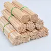 Palitos de Bambú Personalizados, Palitos Redondos de Bambú, Brochetas de Bambú, Palitos de Bambú Cepillados, Paquetes de Materiales Hechos a Mano para DIY, Palitos para Muebles