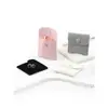 Bolsa de Terciopelo con Solapa de Botón a Presión Arete Anillo Collar Bolsa con Cordón Bolsa Pequeña de Tela Empaque para Joyería Bolsa de Almacenamiento