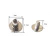 Remache de libro hecho a mano para bricolaje, tornillo hembra, remache de cabeza plana, accesorios de cinturón de sujeción para hombres, tornillo de bloqueo
