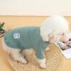 Fábrica de Tejidos Dalong Ropa para Gato Primavera y Otoño a Cuadros Suéter para Mascota de Dos Patas Cachorro Tejido Chaqueta