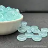 Anel de Calcedônia Branca Lote a Granel Acessórios para Joias DIY Pulseira Colar Wen Brincar Cristal Bodhi Anel de Corrida Portátil Produtos Semi-acabados