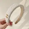 Diadema de Estilo Fresco de Lujo Ligero, Diseño de Esponja Fina, Accesorio para el Cabello de Gama Alta, Diadema de Colores para Mujeres, Venta al por Mayor, Diadema de Corona Alta para Lavarse la Cara