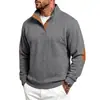 Sudadera casual de jacquard texturizado suelto de alta resistencia, colorblock retro para hombre, otoño e invierno, transfronteriza europea y americana, en stock