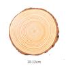 Rodajas de Madera Natural con Anillos de Crecimiento Piezas de Madera para Manualidades Redondas Decorativas Fondo de Pared Material Sólido Manualidades de Madera Madera Maciza