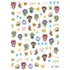 Adesivos de Unha Labubu Série Labubu Relevo Desenho Animado Fofo Popular Agite Rápido Adesivos de Unha Atacado