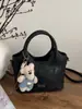 Bolsa de Mão Retrô de Nicho, Bolsa de Ombro Cruzada Simples e Casual Tipo Saco, Nova Moda Outono 2025 Bolsa de Ombro Fosca para Mulheres