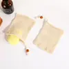 Bolsa de cáñamo puede colgar bolsa de yute hecha a mano proveedor directo fabricante baño jabón doméstico cordón red espumosa jabón nuevo