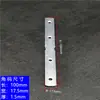 Perfil de aluminio para caja de luz código de esquina película suave conector de caja de luz código de esquina galvanizado soporte para póster fijador de esquina de mueble soporte