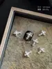 Acessórios Retro para Unhas de Liga Cruzada, Estilo Punk Escuro Misturado com Strass 3D Acessórios para Decoração de Unhas Atacado