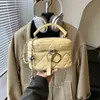 Bolso acolchado con cadena estilo Chanel para mujer, nueva colección de primavera 2026, bolso de hombro y bolso cruzado para el día a día