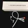 Catéter Urinario de Silicona de Tres Lúmenes Weili, Catéter Urinario de Silicona de Doble Lúmen, Tubo de Drenaje Médico Estéril para Hombres y Mujeres Postrados en Cama, para Adultos