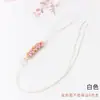 Llavero de Nudo Flor de Durazno Cuerda DIY Estilo Chino Marcapáginas Bolsa Cadena de Teléfono Accesorios Venta al por Mayor Pequeño Exquisito Cordón para Teléfono