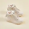 Zapatos Versátiles para Mujer, Botas de Nieve de Invierno, Zapatos de Moda de Terciopelo para Mujer con Suela Gruesa, Zapatos Cálidos Nuevos, Zapatos de Algodón