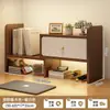 Estante Prateleira de Armazenamento de Mesa Quarto Escritório Mesa Pequena Prateleira Multicamadas Armazenamento de Mesa de Sala de Estar Estante Simples