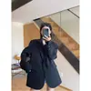 2026 Nuevo Traje Negro Chaqueta de Mujer Diseño de Temperamento Sentido del Diseño Blazer Holgado Casual Ropa Profesional Primavera y Otoño Traje Pequeño