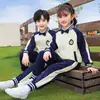 Uniformes de Jardín de Infancia, Conjuntos de Tres Piezas para Primavera y Otoño, Uniformes de Escuela Primaria, Uniformes Escolares de Verano para Niños, Nueva Ropa Deportiva de Béisbol