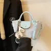 Bolso de Mano de Alta Gama para Mujer, Nuevo Bolso de Hombro Trendy y Exquisito para Salidas de Primavera 2026, Bolso Cruzado Tipo Cubo para el Trabajo