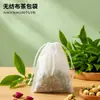 Bolsas de té no tejidas de grado alimenticio, Bolsas filtrantes desechables con cordón, Bolsas para té de flores, Hierbas medicinales y Condimentos, Bolsas portátiles para preparar té