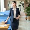 Traje de negocios traje de mujer 2023 nuevo estilo coreano moderno elegante traje de mujer a cuadros traje formal ol de tres piezas
