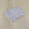 Caja de almacenamiento para herramientas de pintura de diamantes 56 compartimentos 28 compartimentos caja de embalaje de plástico caja de joyería transparente caja de almacenamiento para piezas de arte de uñas