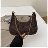 Moda Primavera e Verão Padrão de Pele de Cobra Bolsa de Mão Formato Bolinho 2025 Nova Estilo Coreano Bolsa Simples, Bolsa de Ombro Moderna e Tendência