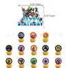 Tenedores para Pasteles de Dibujos Animados Nuevos Transfronterizos de Stitch, Fútbol, Paw Patrol, Decoración de Escena para Fiestas de Cumpleaños