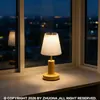 Lámpara de Mesa Plegable LED Transfronteriza Modelo Nuevo Luz de Noche Decoración del Hogar Dormitorio Lámpara de Mesita de Noche Lámpara de Mesa Decorativa de Ambiente