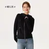 Sudadera con capucha térmica de forro polar para mujer Nueva versión Mejorada Forro polar térmico Otoño/Invierno Nuevo Producto Cálida Adelgazante Tacto de alta gama Con capucha Top de retazos