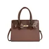 Bolsa de Hombro Nueva de Verano 2026 Moda Simple Casual Textura de Mano Bolsa Grande Versátil Bolso de Mano para Viaje