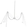 Cadena para la Frente Estilo Super Hada Traje Antiguo para Mujer, Accesorio para el Cabello de Princesa, Colgante de Borla para Cejas de Novia Tradicional, Cadena para la Cabeza Cos Estilo Exótico