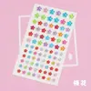 Adesivos Coloridos Infantis de Diamante Transfronteiriços Adesivos de Cristal Acrílico DIY Três-Dimensionais Decorativos Pedras Strass Menina Adesivos de Pedras Preciosas