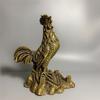 Adornos de Pollo de Latón Gu Yun Zhai Gallo de Cobre Gallo Dorado Pollo de la Gran Muralla Hogar Sala de Estar Manualidades Decoraciones