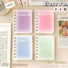 Livro Espiral A7 Desenho Prêmios Estudantis Mini Portátil Livrinho Papelaria Fofa Caderno de Linhas Horizontais Espessas Atacado