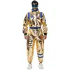 Nuevo Disfraz de Piloto de Traje Espacial de Andariego de Carnaval de Halloween Cos Palabra Traje de Navegante Ropa de Astronauta